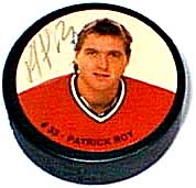 Patrick Roy Puck