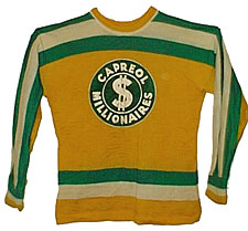 1932 Authentic Capreol Millionaires Jersey worn by Alex Nepitt